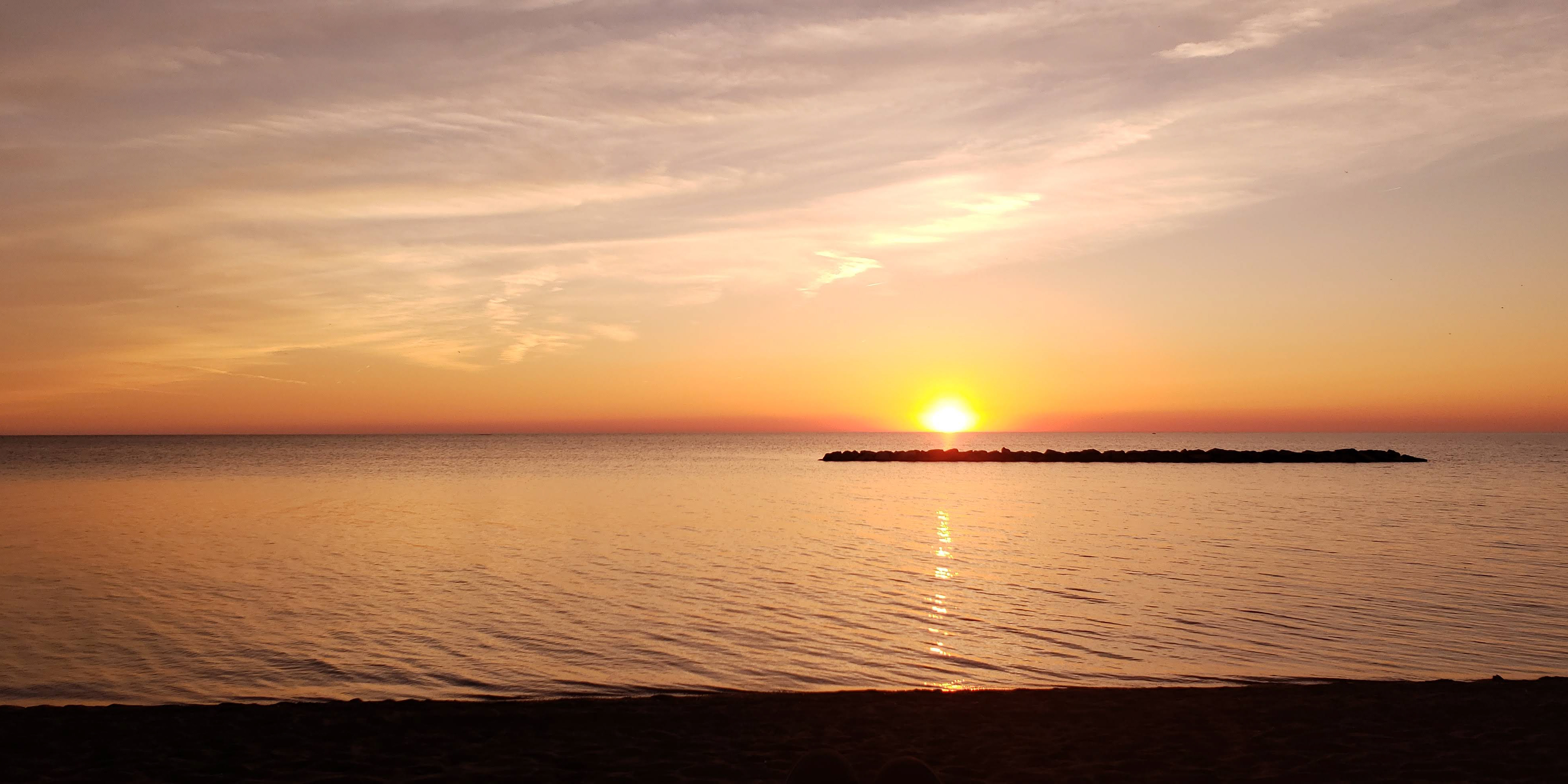 Sunset on Presque Isle, Erie, PA